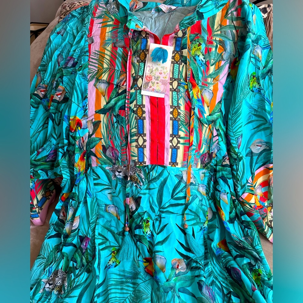 🌺Johnny Was Taina Short Cover Up/DRESS